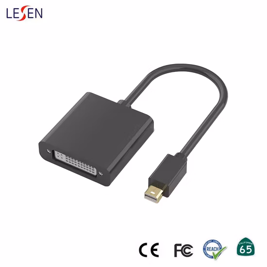 Convertidor adaptador Displayport (DP) a DVI de 25 pines al por mayor para teléfonos Eland de la mejor calidad