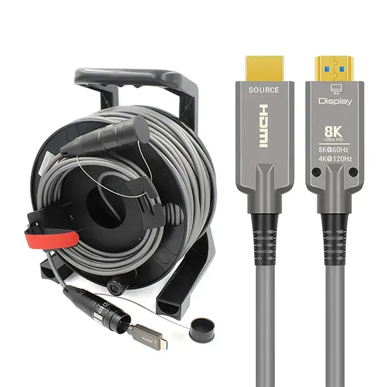 Cable blindado de fibra óptica HDMI 2.0 4K