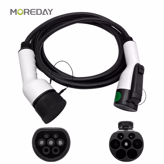 Cable tipo 2 a Gbt EV, 7kw, 32A, monofásico, Cable de carga para vehículo eléctrico, convertidor de conexión de cargador Evse