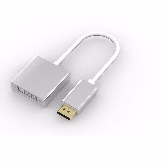 Adaptador convertidor Dp Displayport Display Port a DVI, adaptador Displayport macho a DVI hembra, 2 pedidos
